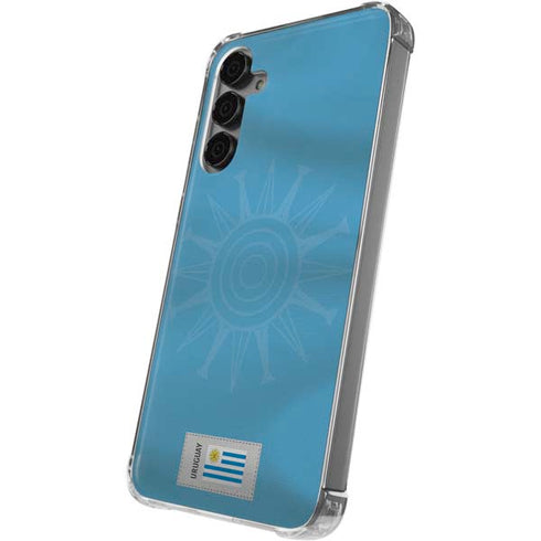 Uruguay Soccer Flag Galaxy S24 Plus Clear Case